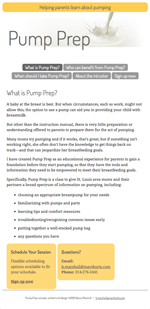 Pump Prep tablet site